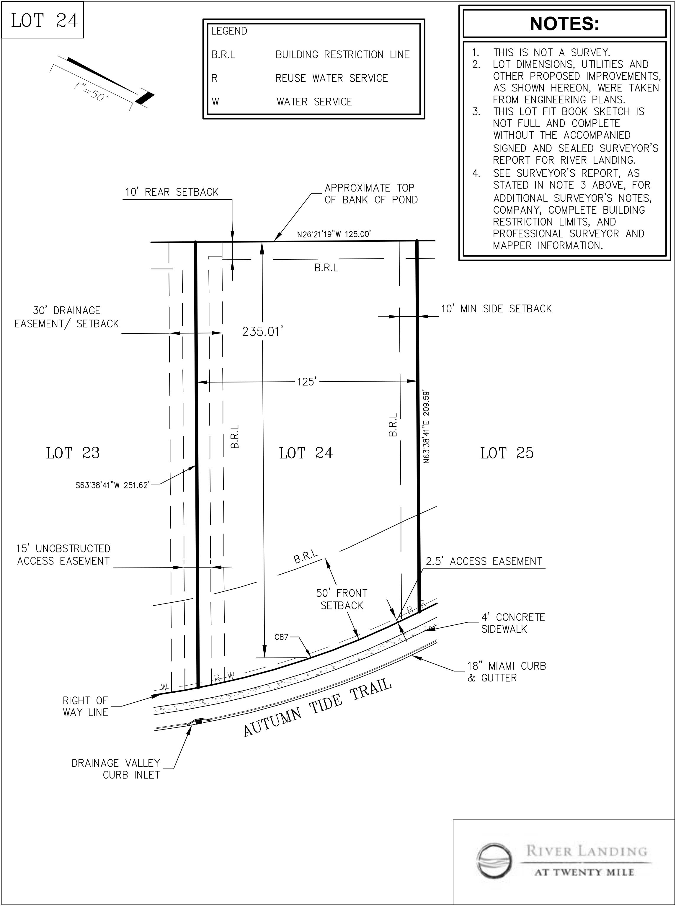 Lot 24 Preserve Homesite River Landing Nocatee
